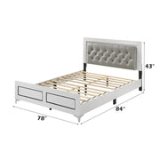 Casilda EK Bed W/Led - BD00806EK