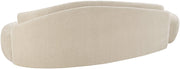 Caspian 101" Chenille Fabric Upholstered Sofa in Beige - 44033Beige-S