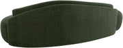 Caspian 101" Chenille Fabric Upholstered Sofa in Green - 44033Green-S