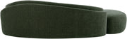Caspian 101" Chenille Fabric Upholstered Sofa in Green - 44033Green-S