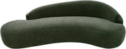 Caspian 101" Chenille Fabric Upholstered Sofa in Green - 44033Green-S