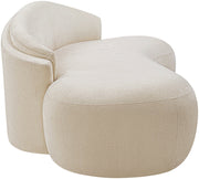 Caspian 79" Chenille Fabric Upholstered Loveseat in Beige - 44033Beige-L