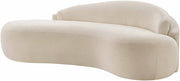 Caspian 79" Chenille Fabric Upholstered Loveseat in Beige - 44033Beige-L