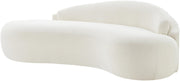 Caspian 79" Chenille Fabric Upholstered Loveseat in Cream - 44033Cream-L