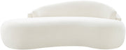 Caspian 79" Chenille Fabric Upholstered Loveseat in Cream - 44033Cream-L