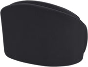 Caspian Chenille Fabric Upholstered Accent Chair in Black - 44033Black-C