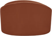 Caspian Chenille Fabric Upholstered Accent Chair in Cognac - 44033Cognac-C