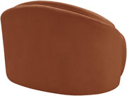 Caspian Chenille Fabric Upholstered Accent Chair in Cognac - 44033Cognac-C