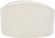 Caspian Chenille Fabric Upholstered Accent Chair in Cream - 44033Cream-C