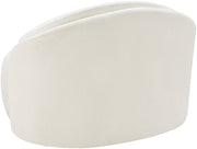 Caspian Chenille Fabric Upholstered Accent Chair in Cream - 44033Cream-C