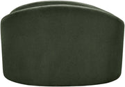 Caspian Chenille Fabric Upholstered Accent Chair in Green - 44033Green-C