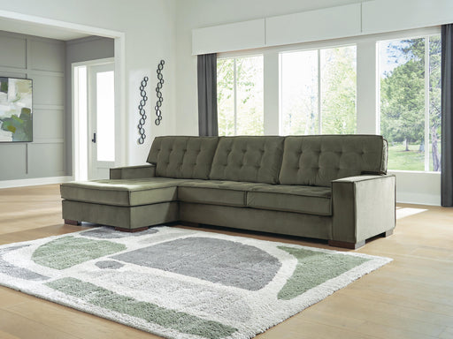 Caspian-Town Olive 2-Piece Sectional with Chaise - PC61702S1