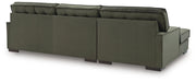 Caspian-Town Olive 2-Piece Sectional with Chaise - PC61702S1