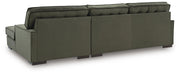 Caspian-Town Olive 2-Piece Sectional with Chaise - PC61702S2