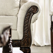 Cassani Light Gray/Walnut Loveseat - SM7756-LV
