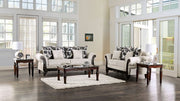 Cassani Light Gray/Walnut Sofa - SM7756-SF
