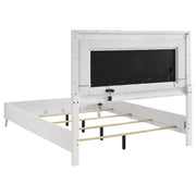 Cassia 5-piece Queen LED Bedroom Set White High Gloss - 215791Q-S5
