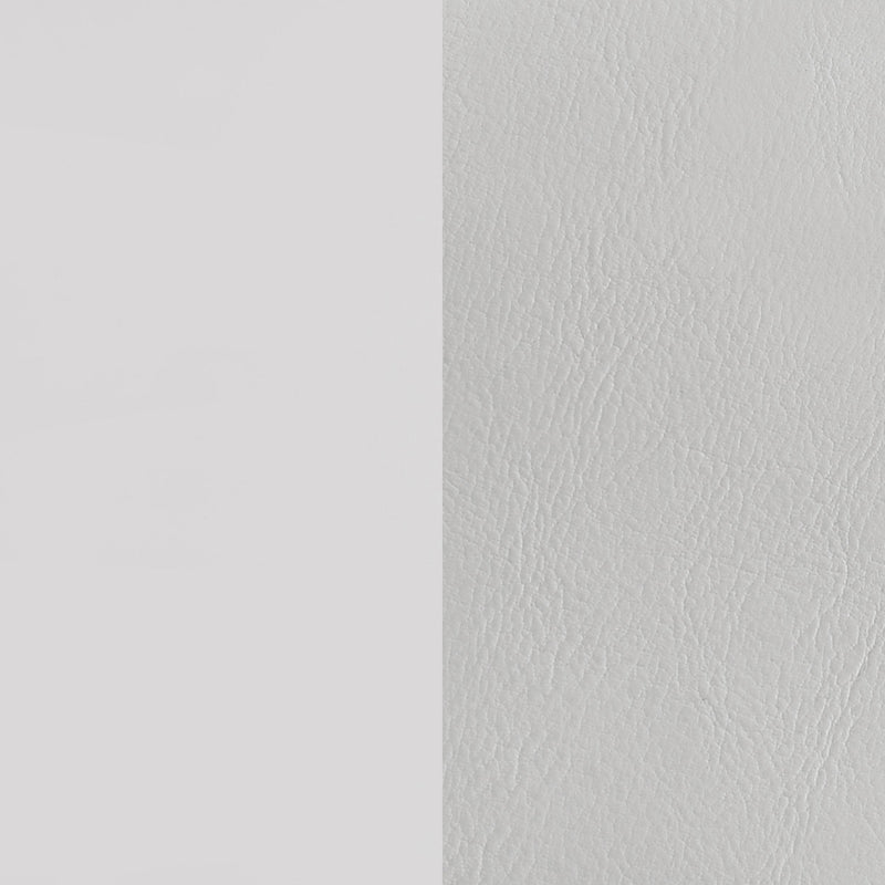 Cassia Eastern King LED Panel Bed White High Gloss - 215791KE