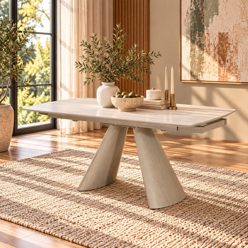 Cassian Dining Table w/Ceramic Top - DN05535