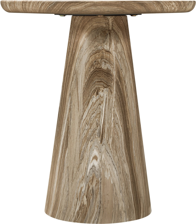 Cassino Concrete Indoor/Outdoor End Table in Beige - 585Beige-ET