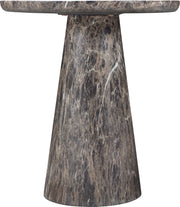 Cassino Concrete Indoor/Outdoor End Table in Brown - 585Brown-ET