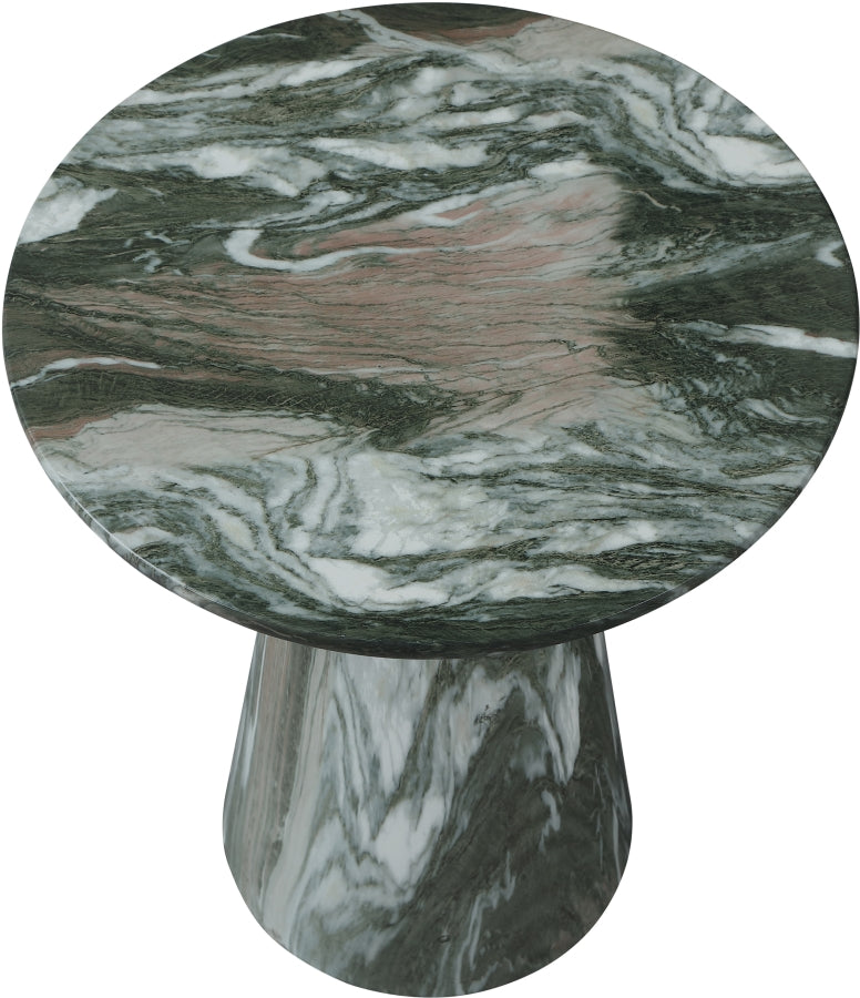 Cassino Concrete Indoor/Outdoor End Table in Green - 585Green-ET