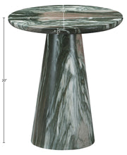 Cassino Concrete Indoor/Outdoor End Table in Green - 585Green-ET