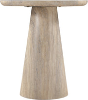 Cassino Concrete Indoor/Outdoor End Table in Travertine - 585Travertine-ET