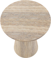 Cassino Concrete Indoor/Outdoor End Table in Travertine - 585Travertine-ET