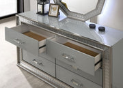 Cassiopeia Metallic Gray Dresser - FM7253GY-D