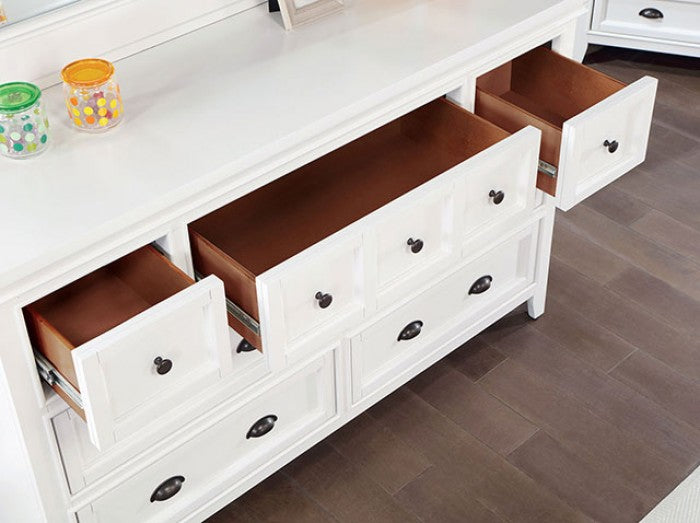 Castile White Dresser - CM7413WH-D