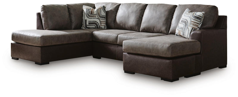 Castille Way Fossil 2-Piece Sectional with Chaise - PC62703S1