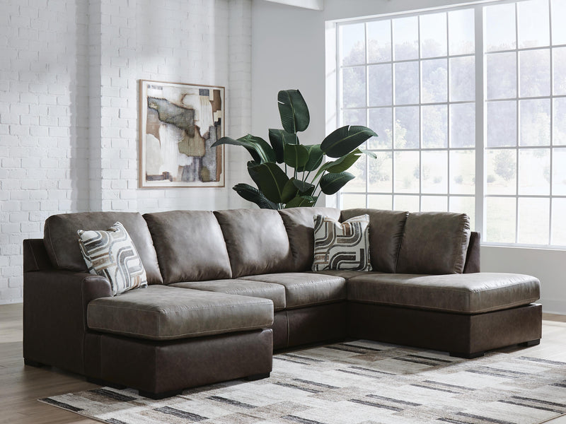 Castille Way Fossil 2-Piece Sectional with Chaise - PC62703S2