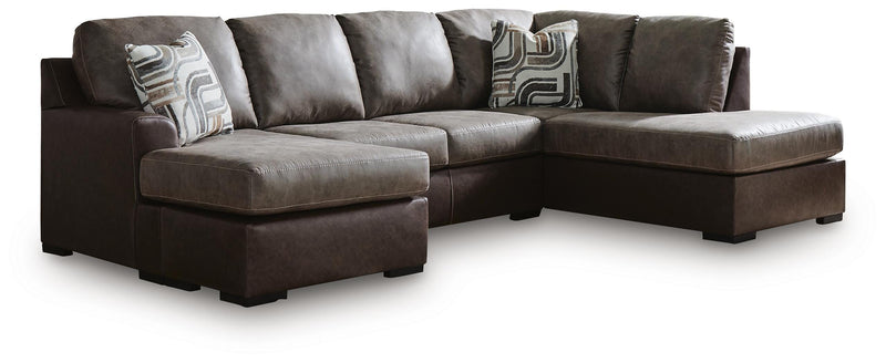 Castille Way Fossil 2-Piece Sectional with Chaise - PC62703S2