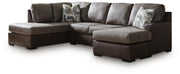 Castille Way Fossil 2-Piece Sleeper Sectional with Chaise - PC62703S4