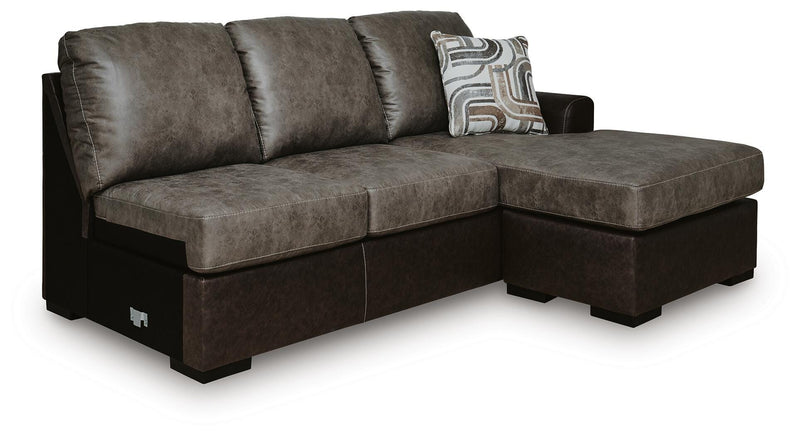 Castille Way Fossil Right-Arm Facing Sofa Chaise - PC6270303