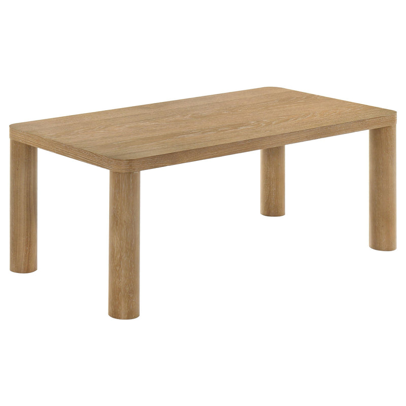 Castlewood 2-piece Cocktail Coffee Table Set Light Oak - 710868-S2