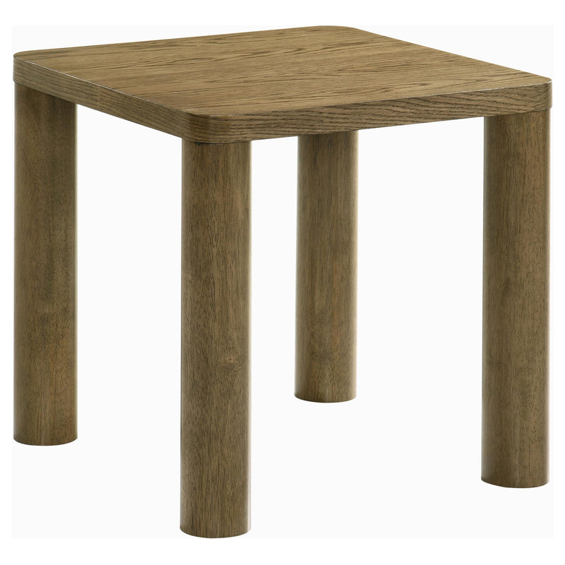 Castlewood 3-piece Cocktail Coffee Table Set Brown Oak - 710858-S3