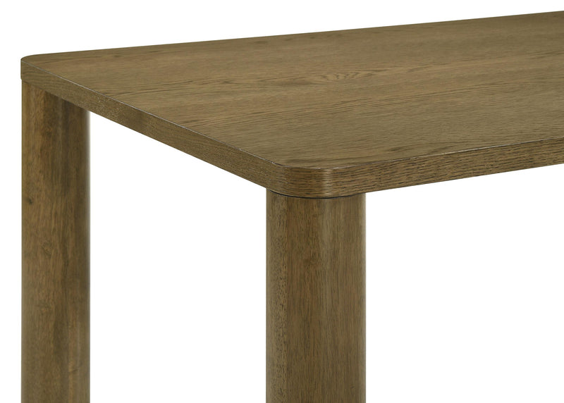 Castlewood 5-piece 71-inch Rectangular Dining Set Brown Oak - 109351-S5