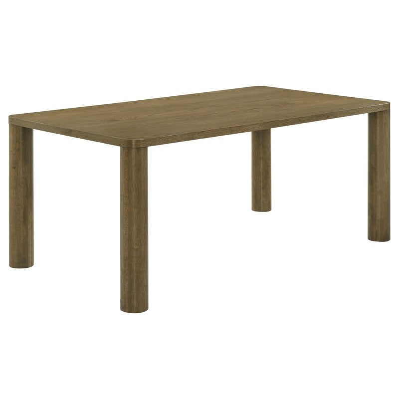 Castlewood 71-inch Rectangular Wood Dining Table Brown Oak - 109351
