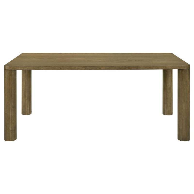 Castlewood 71-inch Rectangular Wood Dining Table Brown Oak - 109351