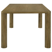 Castlewood 71-inch Rectangular Wood Dining Table Brown Oak - 109351