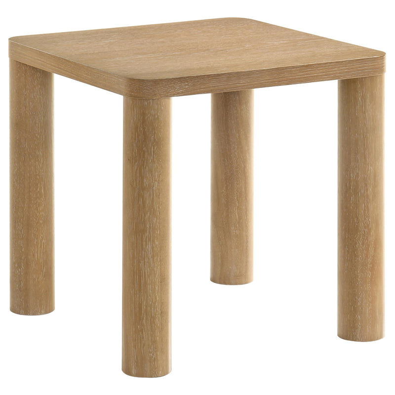 Castlewood Engineered Wood Accent Side End Table Light Oak - 710867