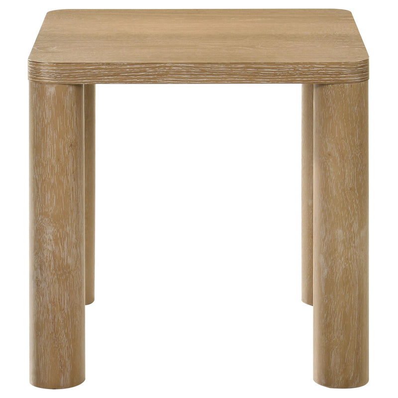 Castlewood Engineered Wood Accent Side End Table Light Oak - 710867