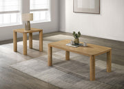 Castlewood Engineered Wood Accent Side End Table Light Oak - 710867