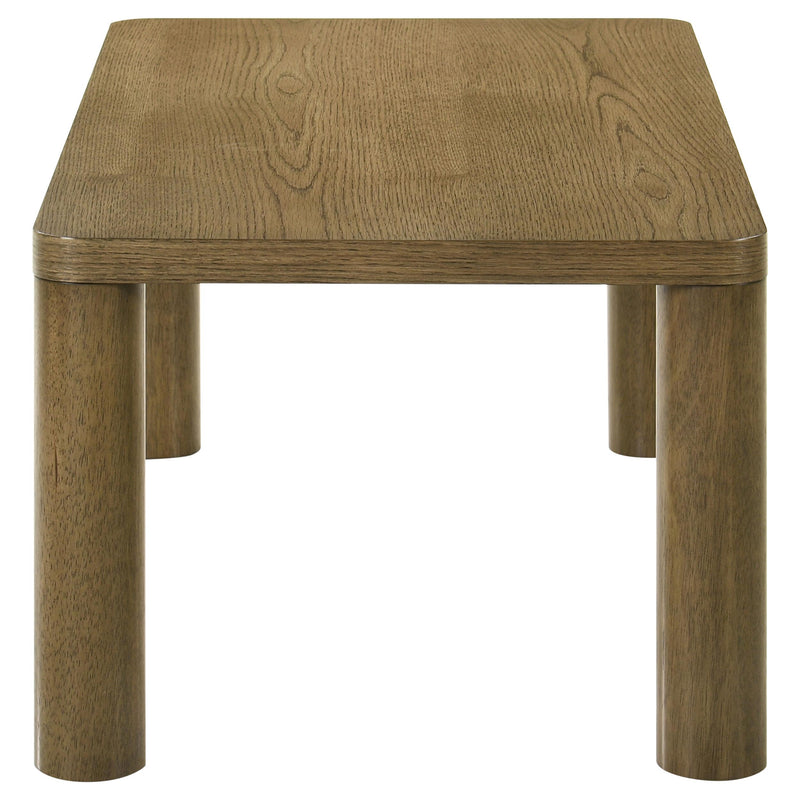 Castlewood Engineered Wood Cocktail Coffee Table Brown Oak - 710858