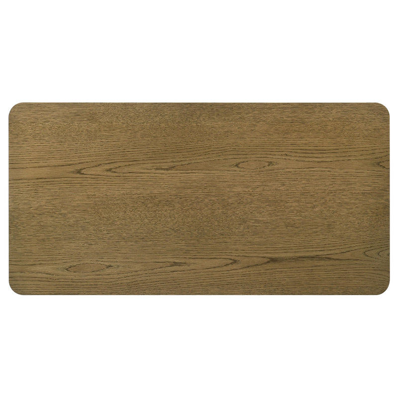 Castlewood Engineered Wood Cocktail Coffee Table Brown Oak - 710858