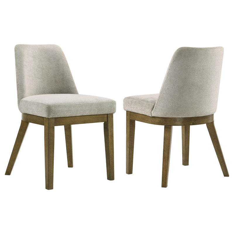 Castlewood Upholstered Side Chair Light Tan (Set of 2) - 109352