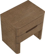 Caswell 24" Oak Veneer And Solid Wood Nightstand in Brown - B1204-NS