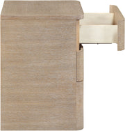 Caswell 24" Oak Veneer And Solid Wood Nightstand in Natural - B1203-NS